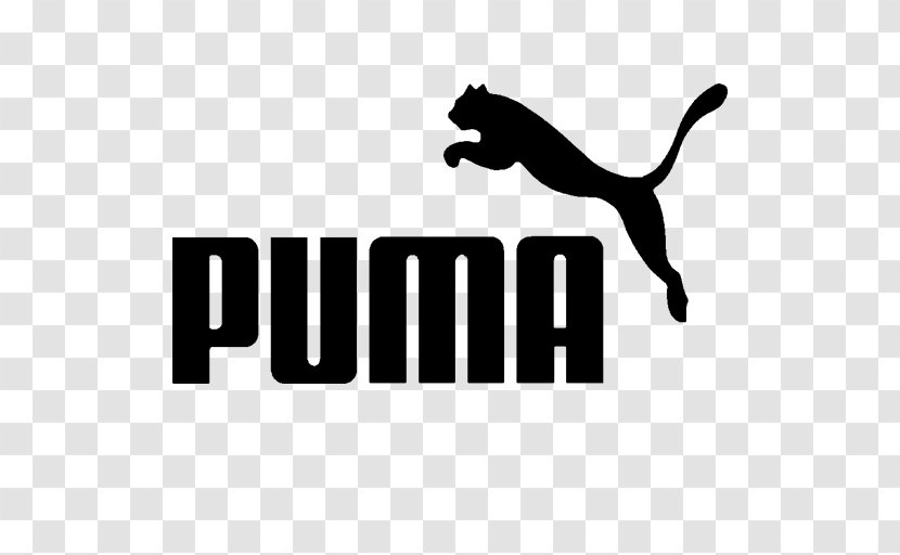 Puma Adidas Swoosh Logo - Black And White Transparent PNG