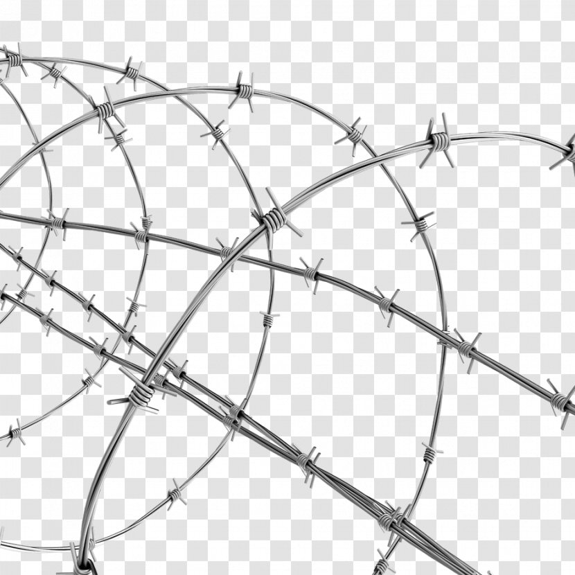 Barbed Wire Stock Photography Chain-link Fencing - Home Transparent PNG