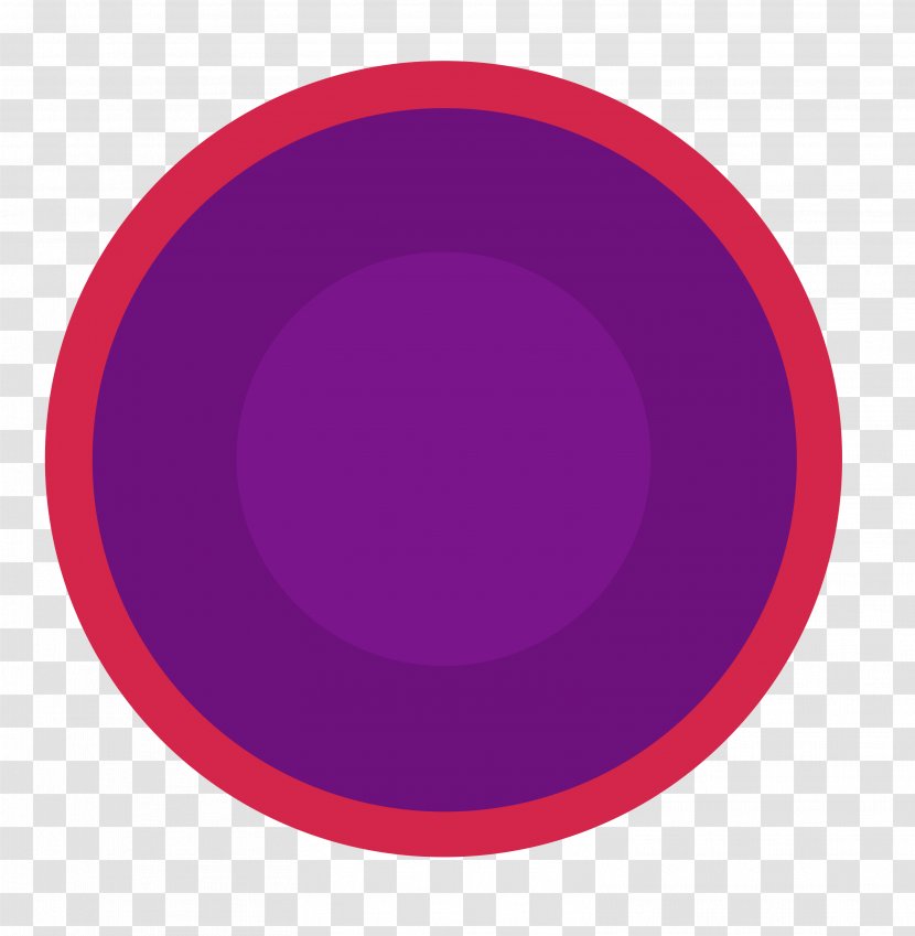 Circle Font - Red - Purple Creative Transparent PNG