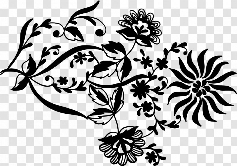 Flower Art Clip - Branch - Floral Ornament Transparent PNG