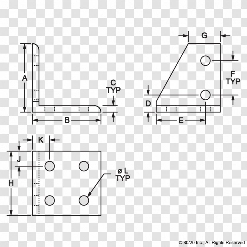 Technical Drawing Car Diagram - Rectangle Transparent PNG