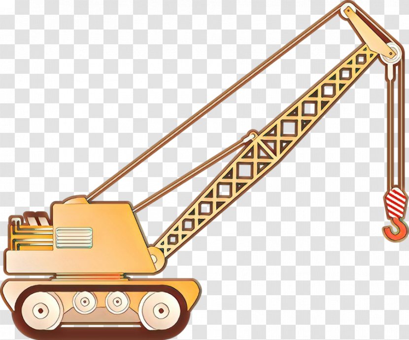 Crane Clip Art Mode Of Transport Vehicle Construction Equipment Transparent PNG