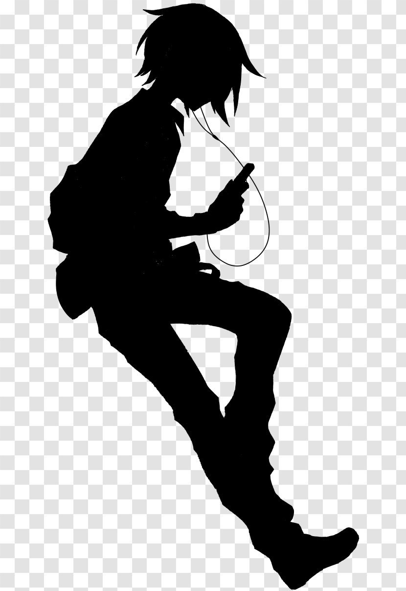 Graphics Illustration Silhouette Male Character - Blackandwhite - Style Transparent PNG