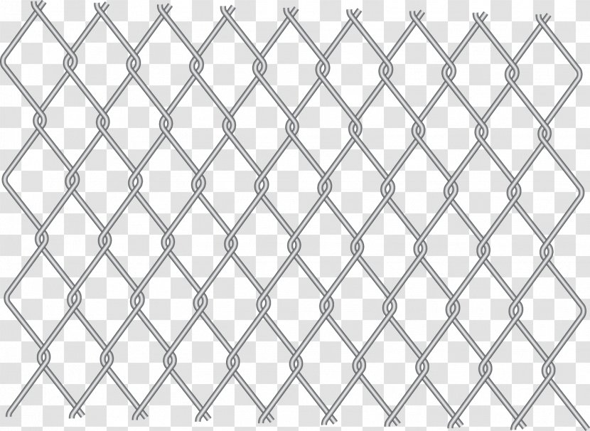 Chain-link Fencing Fence Metal - Material Transparent PNG