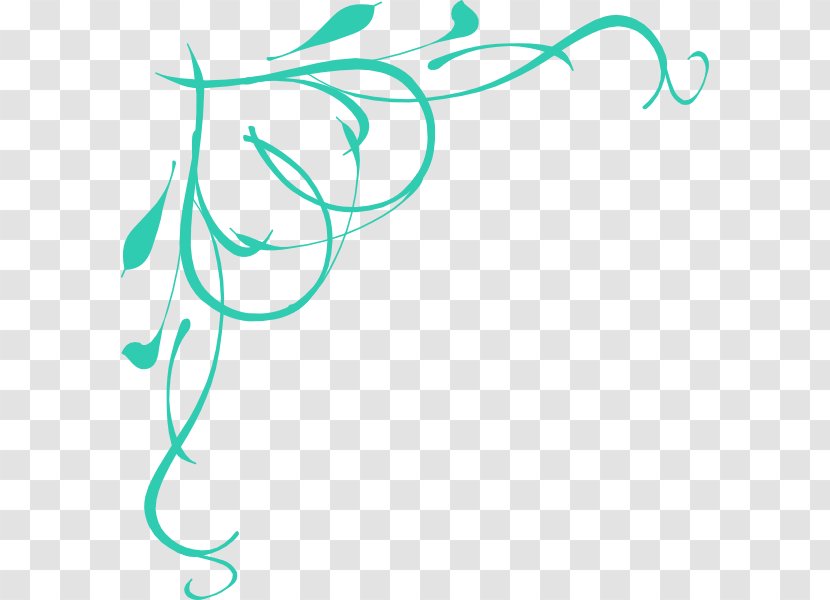 Clip Art - Organism - Turquoise Heart Transparent PNG