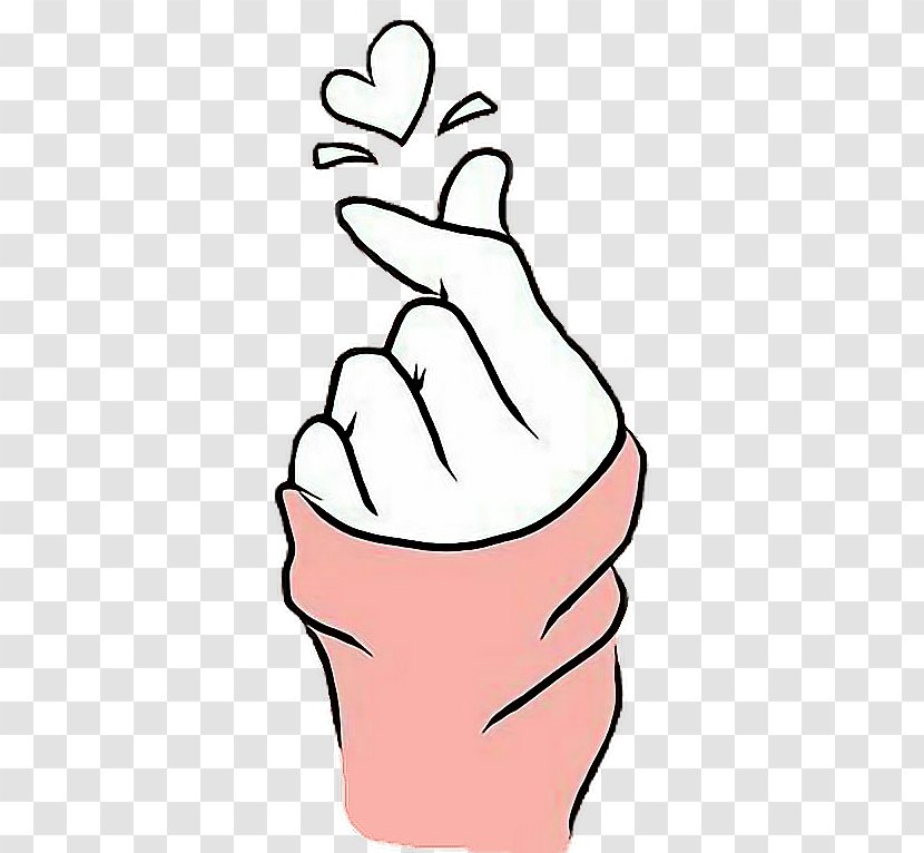 South Korea Snuper Korean Heart BLOSSOM - Finger Transparent PNG