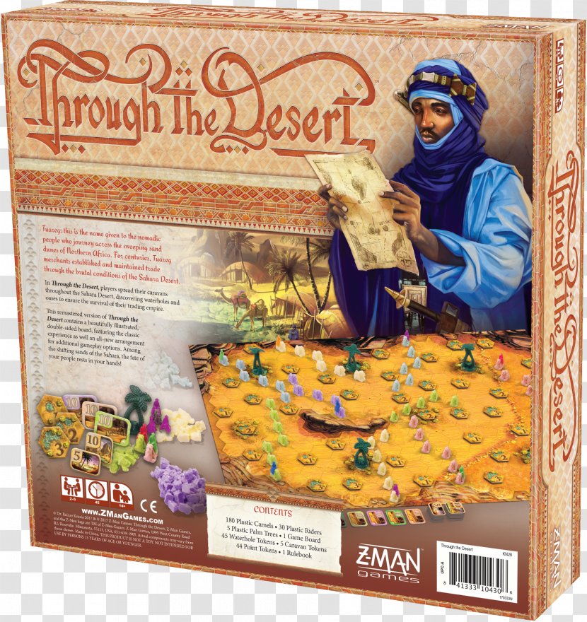 Through The Desert Board Game Fantasy Flight Games - Zman Transparent PNG