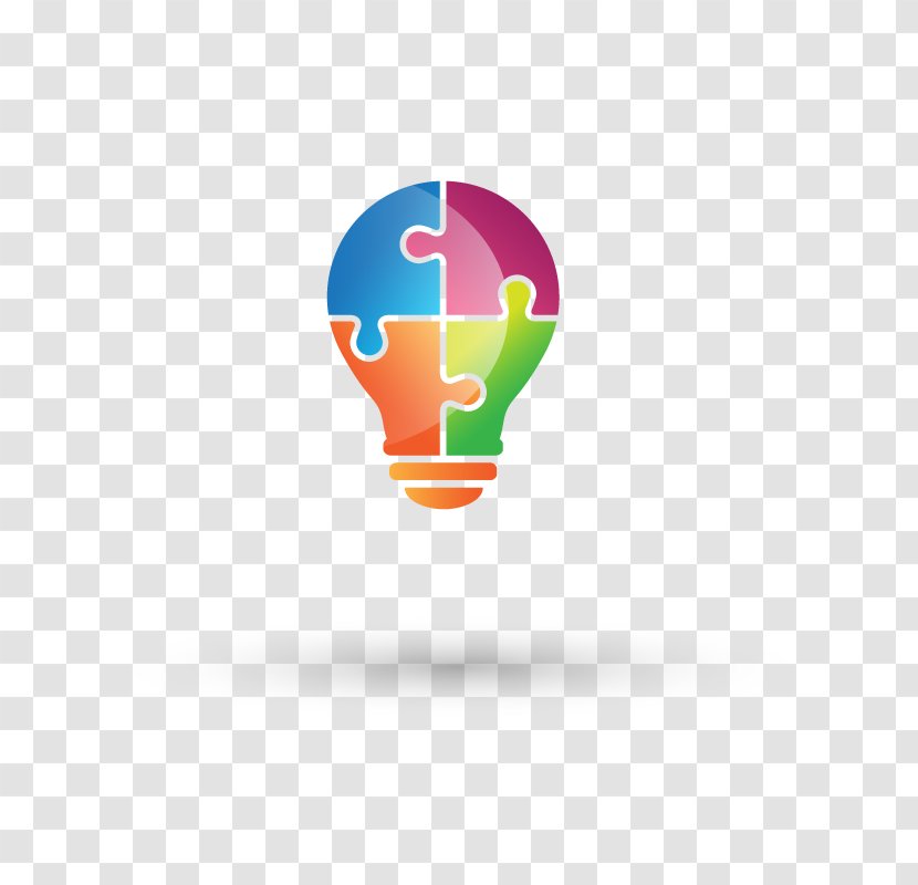 Logo Download Aptoide - Vector Bulb Puzzle Transparent PNG