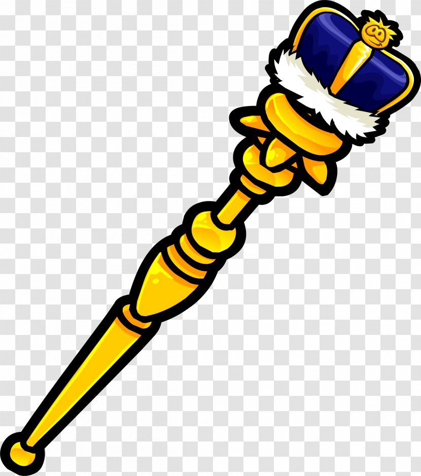 Sceptre Crown King Clip Art - Yellow Transparent PNG