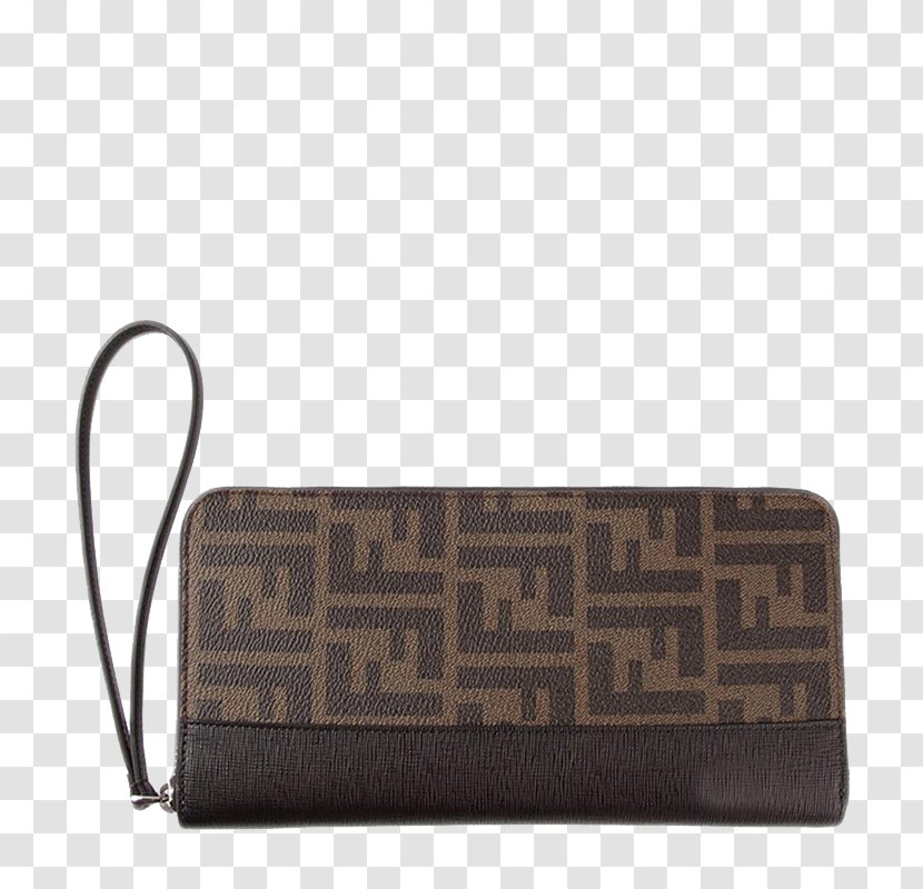 Handbag Zipper Fendi - Rectangle - FENDI Men Wallet Transparent PNG