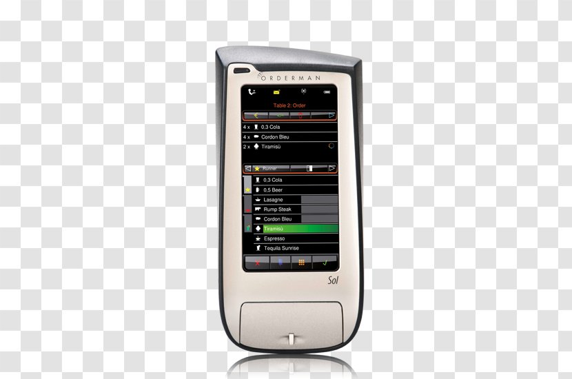 Smartphone Feature Phone Orderman Computer Software Point Of Sale - Telephony Transparent PNG