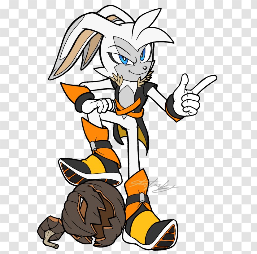 Hare Rabbit Bunnymund Sonic Chaos Character - Tail Transparent PNG