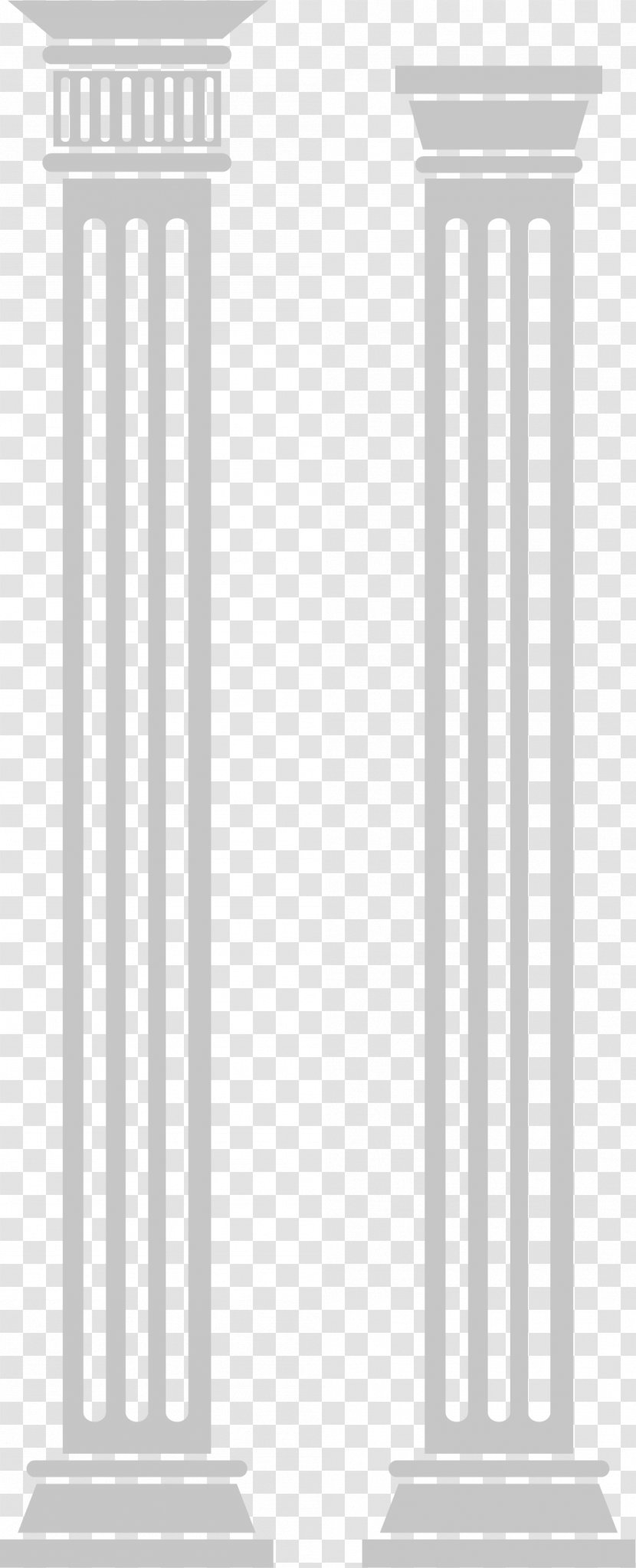 Window White Pattern - Rectangle - High-low Wall Column Transparent PNG