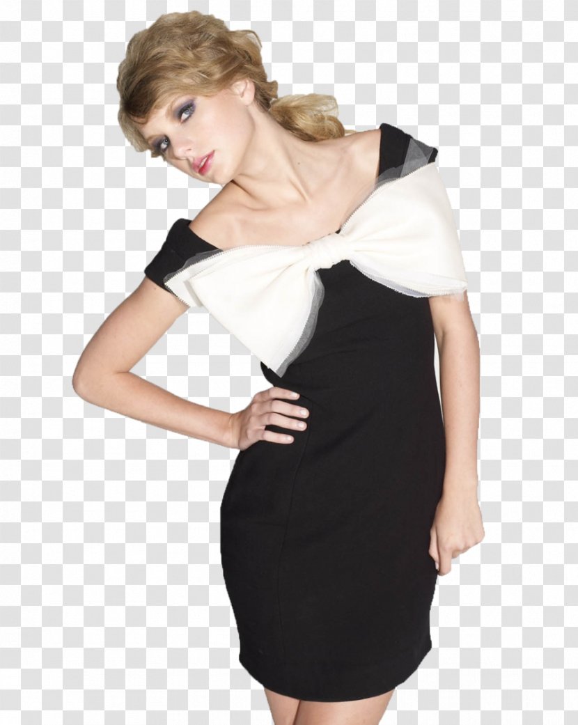 Taylor Swift Little Black Dress Photo Shoot - Cartoon Transparent PNG