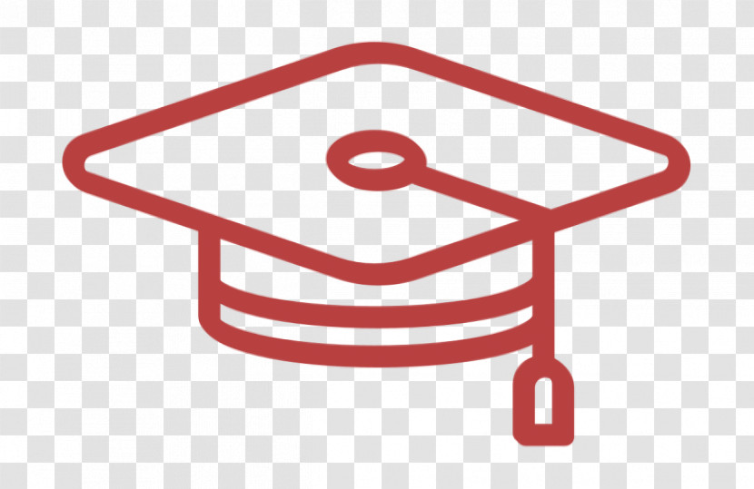 Education Icon Icon Mortarboard Icon Transparent PNG
