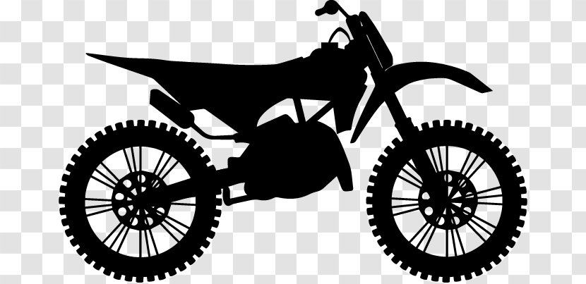 Motorcycle Motocross Bicycle Cycling - Automotive Tire Transparent PNG