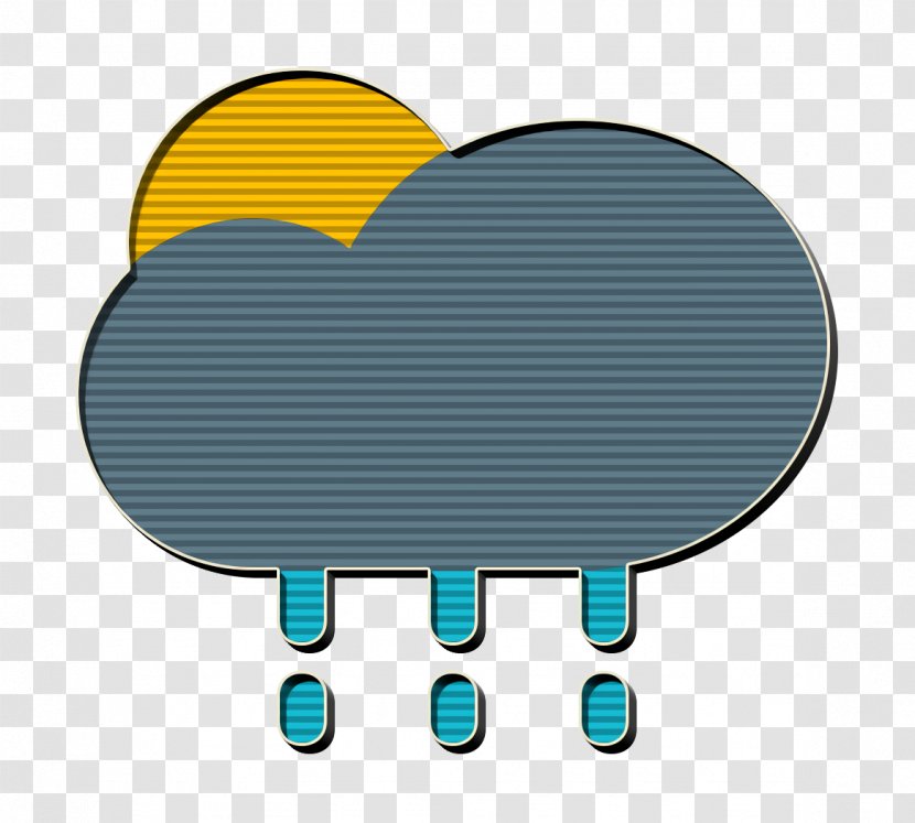Climate Icon Forecast Rain - Heart - Meteorological Phenomenon Transparent PNG