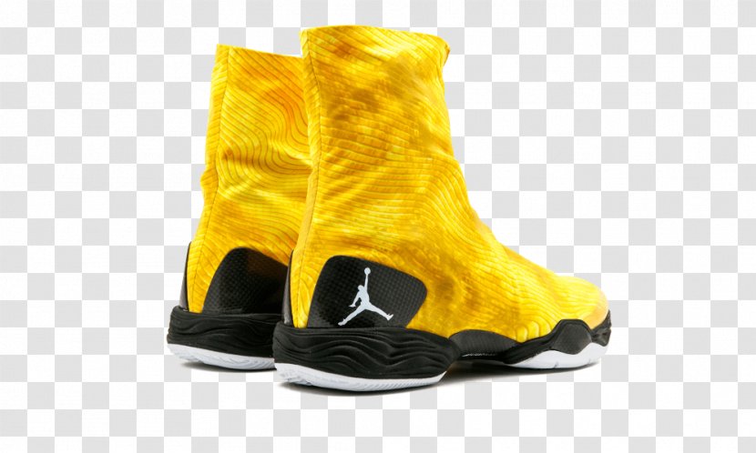 Yellow Sports Shoes Air Jordan White - Boot - 28 Transparent PNG