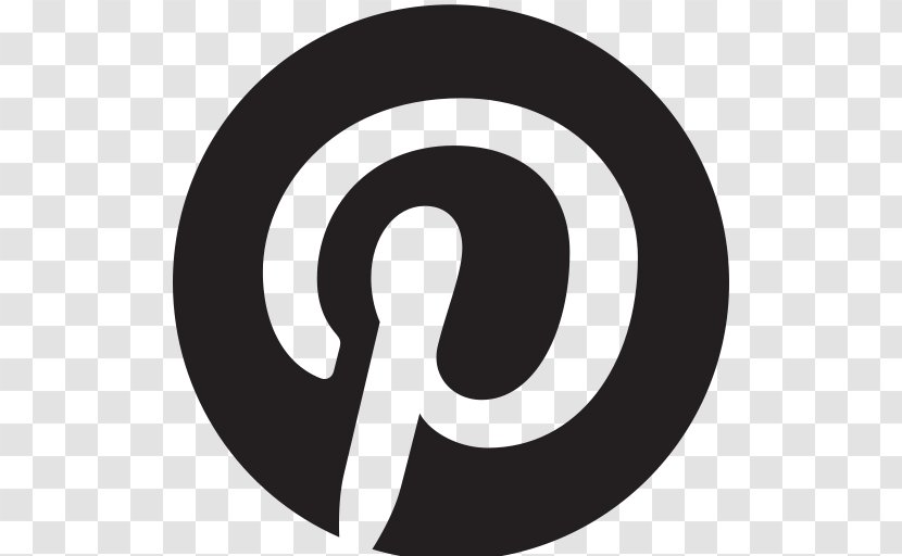 Logo Clip Art Pinterest - Black And White - SociÃ©tÃ© Icone Transparent PNG