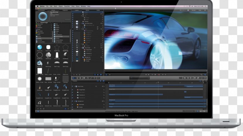 Motion Apple Final Cut Pro X Computer Software - Grandlogic Transparent PNG