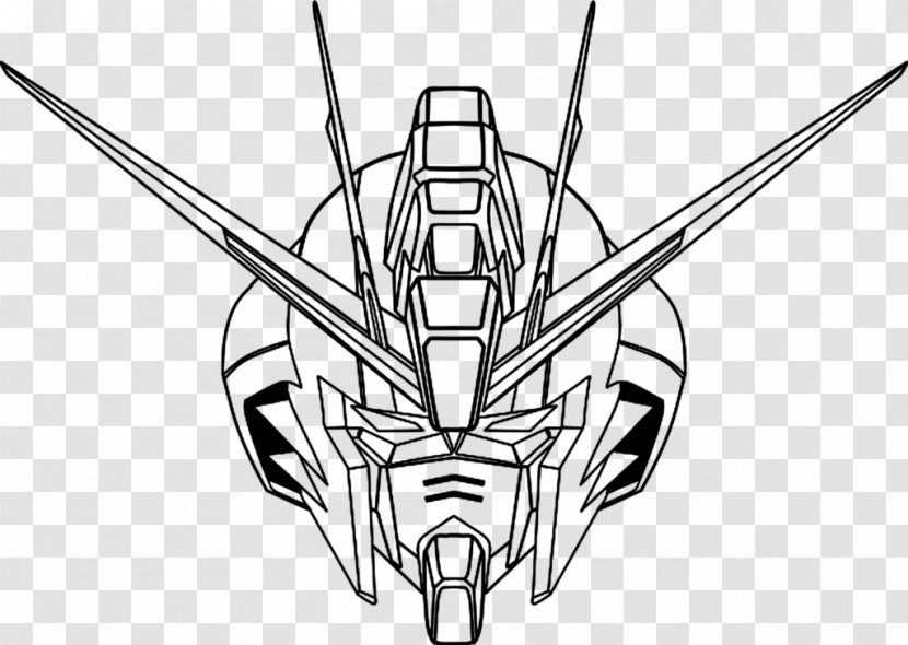 ZGMF-X10A Freedom Gundam Drawing ZGMF-X20A Strike Line Art - Symbol - Seeds Transparent PNG