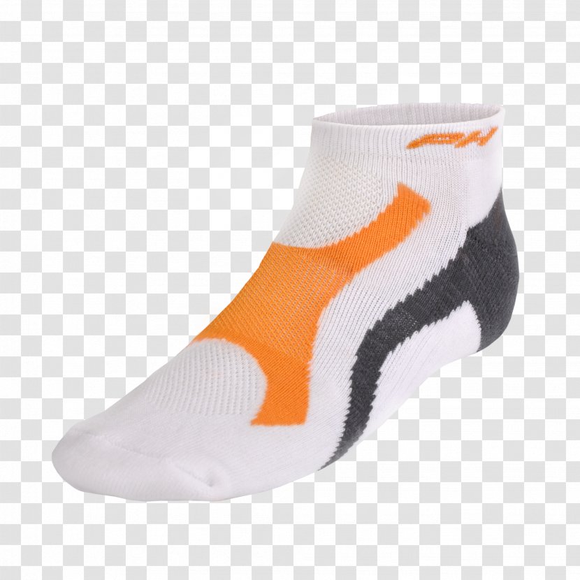 Sock Clothing Anklet White Shoe - Orange - Skin Transparent PNG