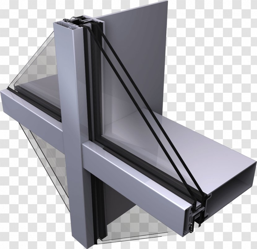 Window Mullion Curtain Wall Steel - Building Envelope Transparent PNG