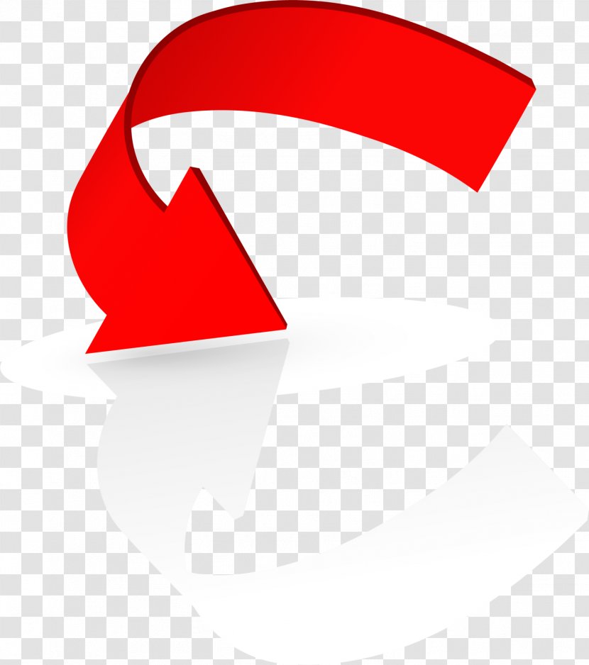 Red Arrow Logo - Concise Transparent PNG
