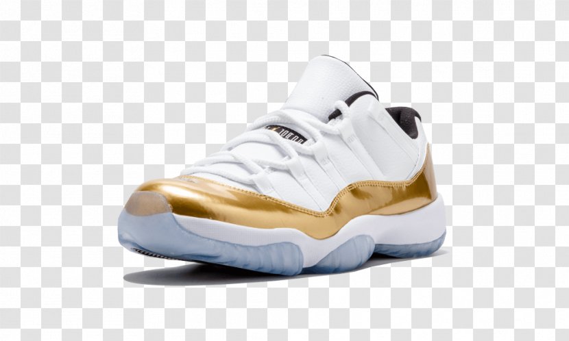 Sports Shoes Air Jordan 11 Retro Low White // Metallic Gold Coin 528895 103 Adidas - Sportswear Transparent PNG
