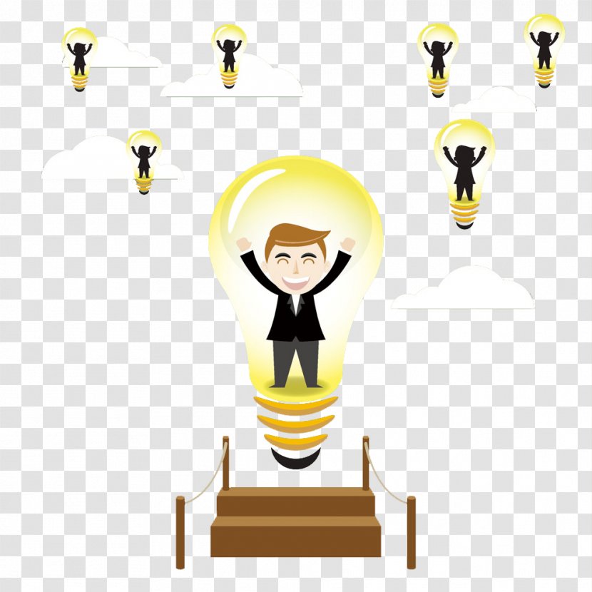 Cartoon Drawing - Technology - Character Lamp Transparent PNG