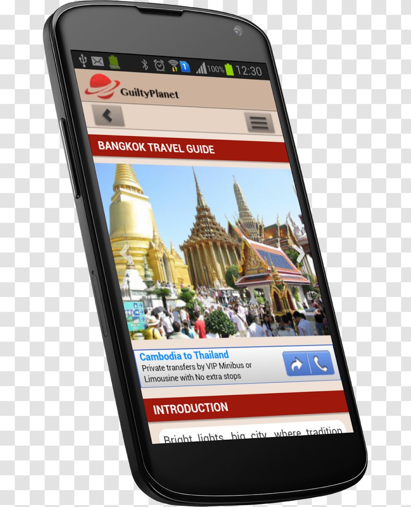 Smartphone Feature Phone Temple Of The Emerald Buddha Multimedia Display Advertising - Electronics - Thailand Tourism Transparent PNG