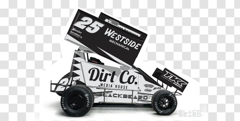 Sprint Car Racing Tire Auto - Motor Vehicle - Dirt Track Transparent PNG