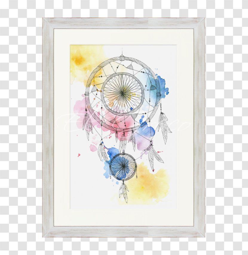 Watercolor Painting Picture Frames Drawing - Mockup Transparent PNG