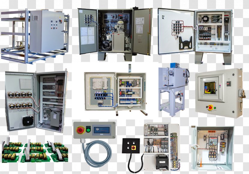 Circuit Breaker Control Panel Machine Electricity - Junction Box Transparent PNG