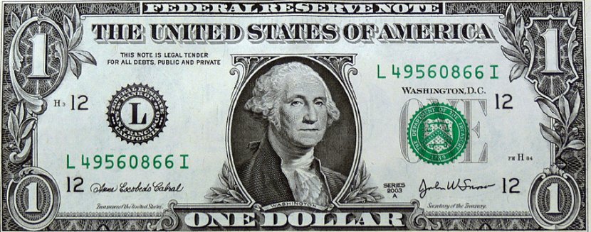 United States One-dollar Bill Dollar Five-dollar One Hundred-dollar Clip Art - Coin - Banknote File Transparent PNG