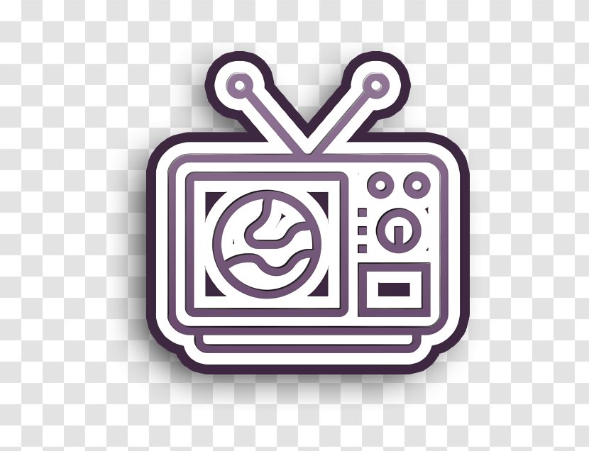 Broadcast Icon Device Electronics - Symbol - Line Art Logo Transparent PNG