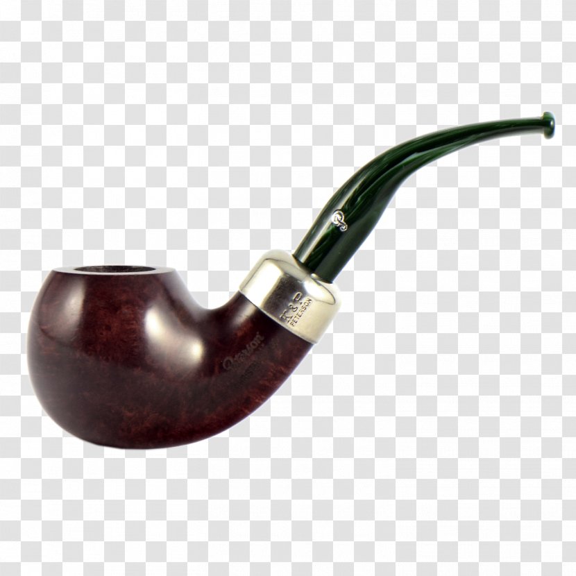 Tobacco Pipe Cigarrummet Bent Apple Peterson Pipes Smooth AB - Lip Transparent PNG