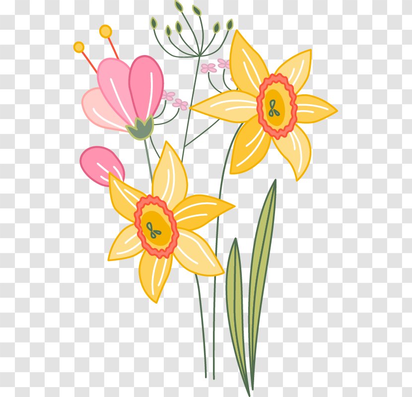 Floral Design Yellow Nosegay Flower Bouquet - Petal Transparent PNG