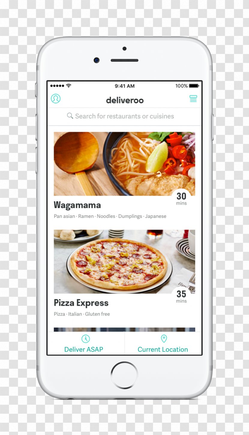 Deliveroo Android Food - Restaurant Transparent PNG