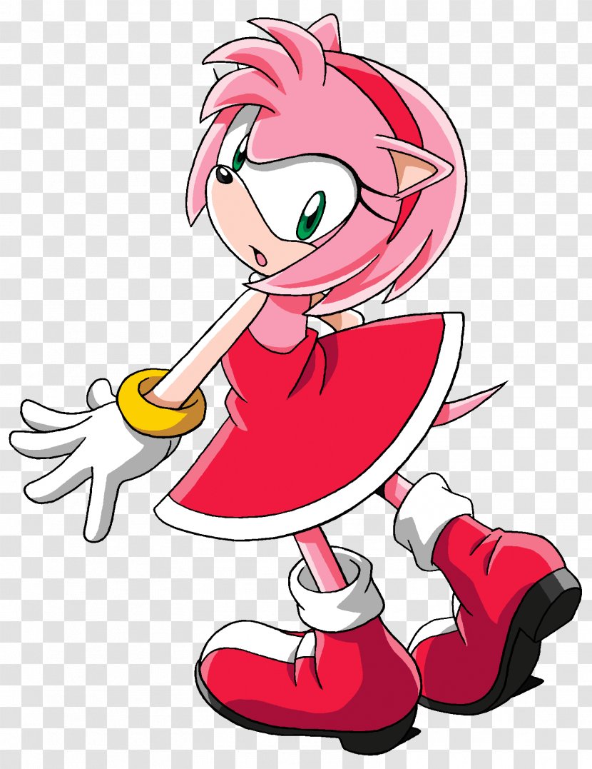 Amy Rose Sonic & Knuckles The Hedgehog Mario At Olympic Games Generations - Heart Transparent PNG