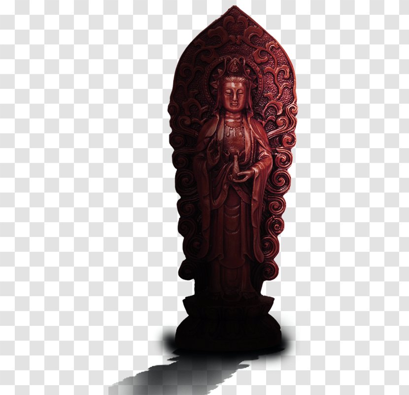 Buddharupa Guanyin Stone Carving Bodhisattva - Buddha Transparent PNG