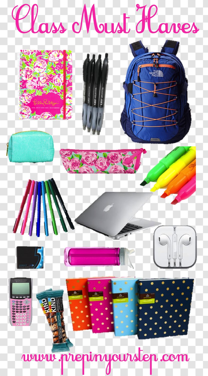 Middle School College High Student - Backpack Transparent PNG