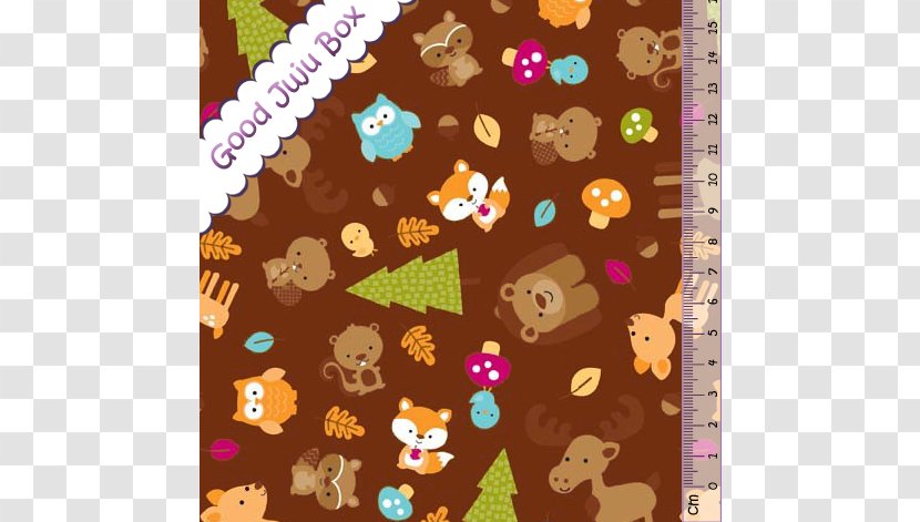 Textile Woodland Deer Moose Forest - Happy Camper Transparent PNG