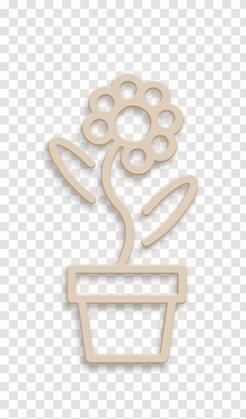 Colorful Icon Flower Green - Nature - Metal Symbol Transparent PNG