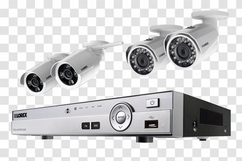 Digital Video Recorders Wireless Security Camera Lorex Technology Inc Closed-circuit Television 1080p - Analog High Definition Transparent PNG