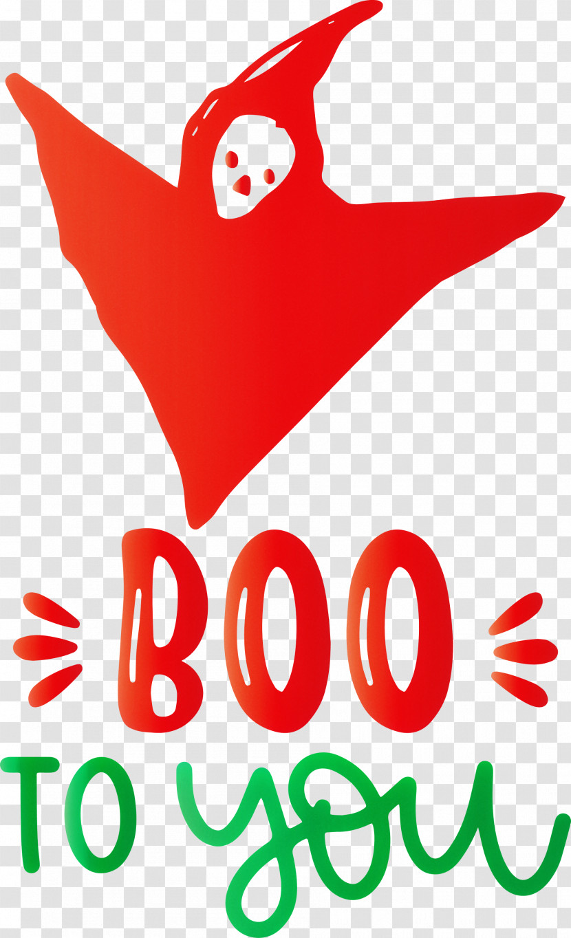 Boo Happy Halloween Transparent PNG