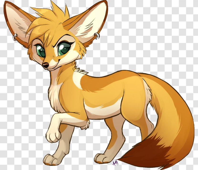 Fennec Fox Drawing Art Clip - Cartoon Transparent PNG