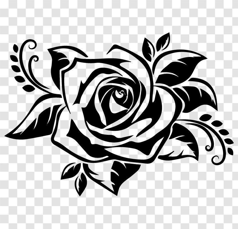 Wall Decal Bumper Sticker Rose - Art Transparent PNG