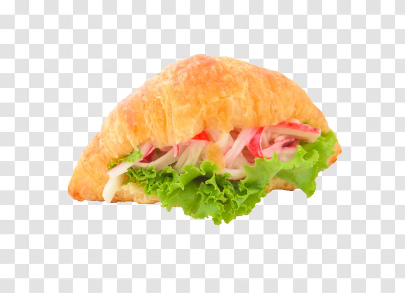 Bánh Mì Croissant Hamburger Snack Bocadillo - Salmon Burger - Sandwich Catering Transparent PNG
