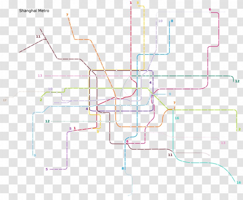Line Point - Plan - Beijing Map Transparent PNG